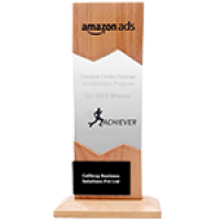 Amazon advertising excellence award recognition badge